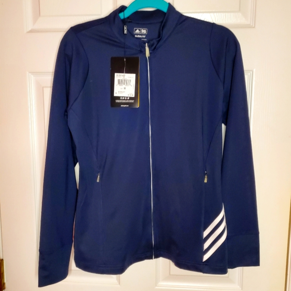 NWT Adidas Climalite Jacket M